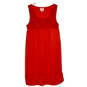 ECI New York Sleeveless Dress with Rosette Detail | 12